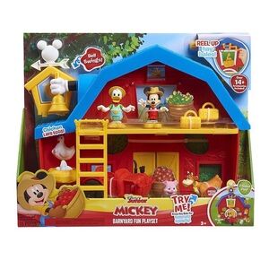 Disney Mickey Barnyard Playset - Red and Blue
